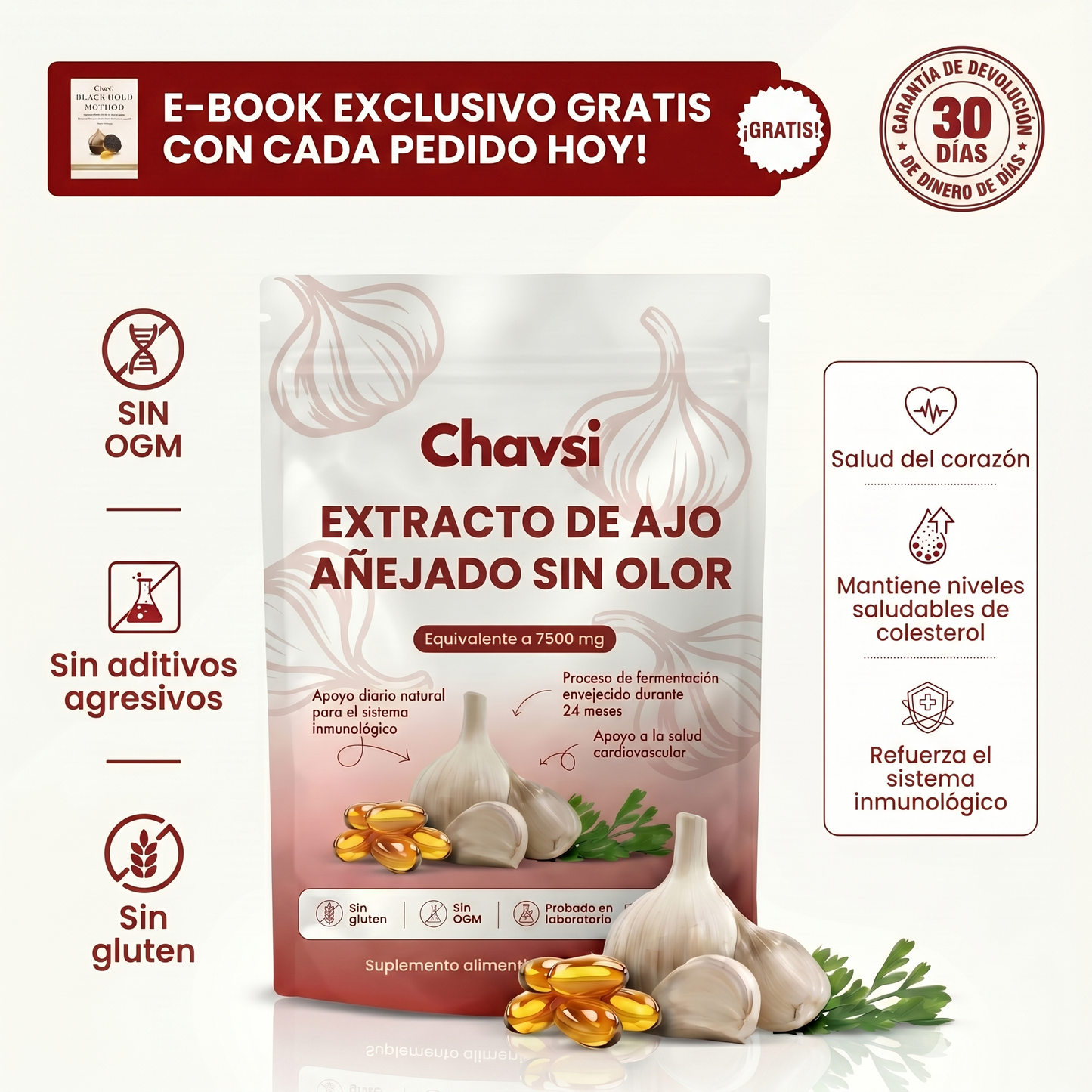 Extracto de Ajo Madurado: Formulado Por Expertos