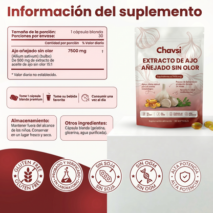 Extracto de Ajo Madurado: Formulado Por Expertos