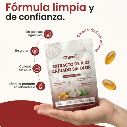 Extracto de Ajo Madurado: Formulado Por Expertos